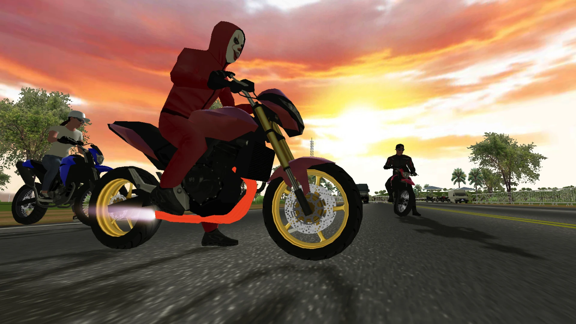 Скриншот Moto Wheelie 3D 6