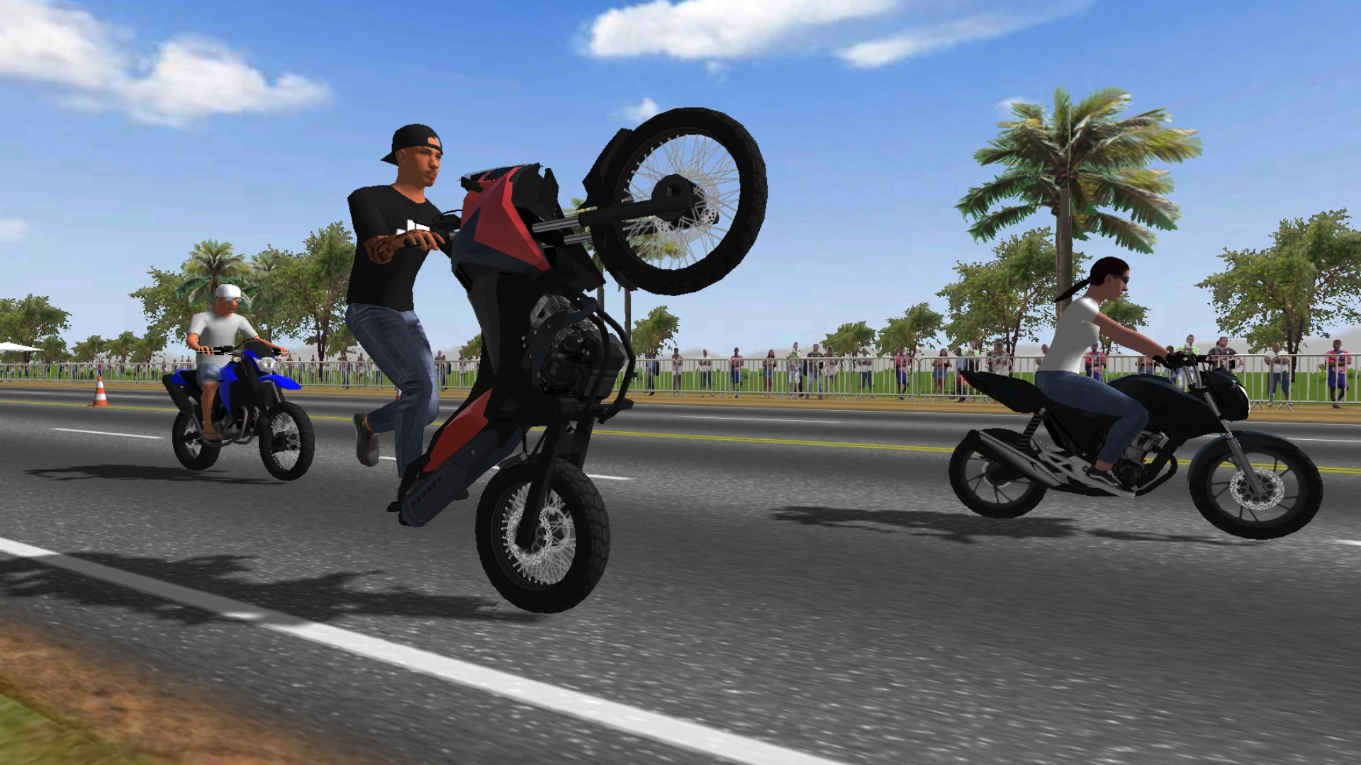 Скриншот Moto Wheelie 3D 1